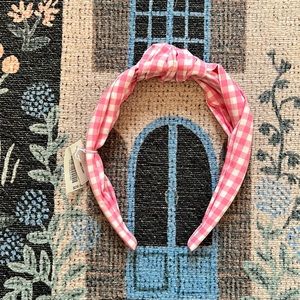 J Crew Gingham Headband